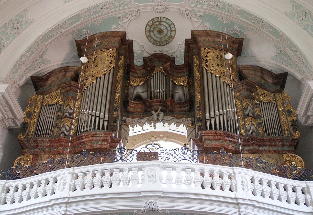 Organas, Bazilika, Vierzehnheiligen, Bažnyčia, Krikščionis, Swiss Francs, Vokietija, Organų Švilpukas, Pagrindinis Organas, Bažnytinė Muzika
