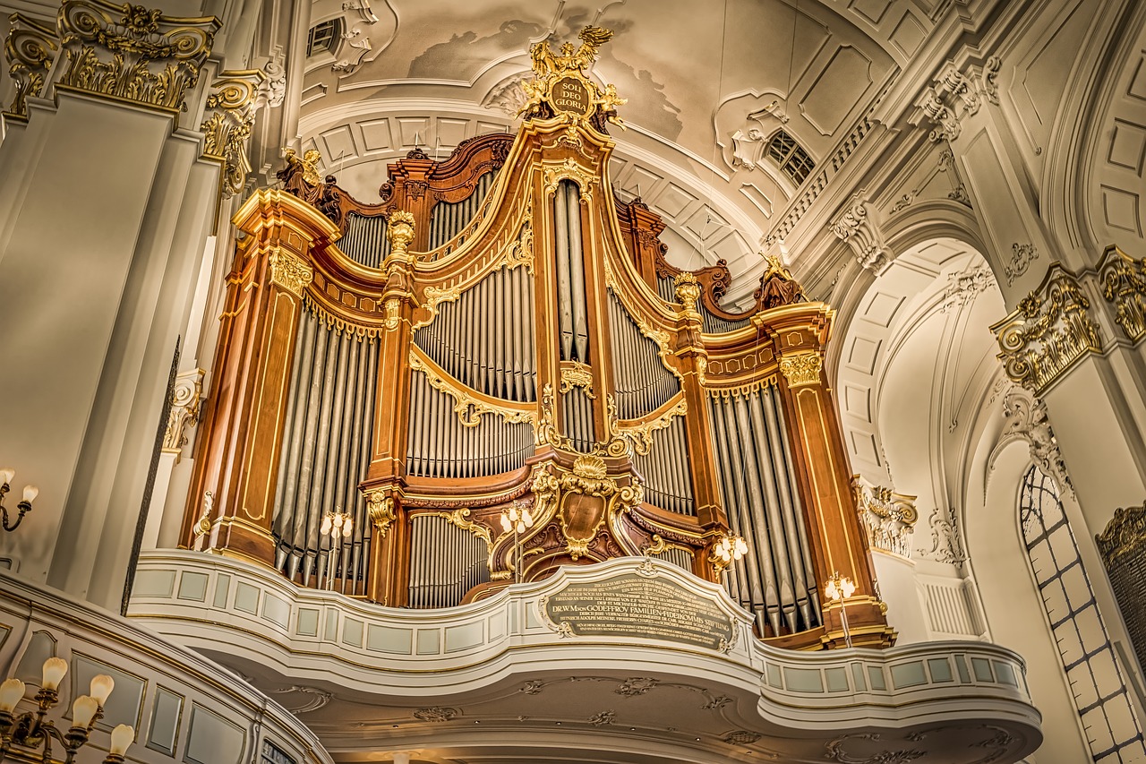 Organų,  Vamzdis,  Hamburg,  Michel,  Bažnyčia,  Instrumentas,  Muzika,  Metai,  Baroko,  Klasikinis