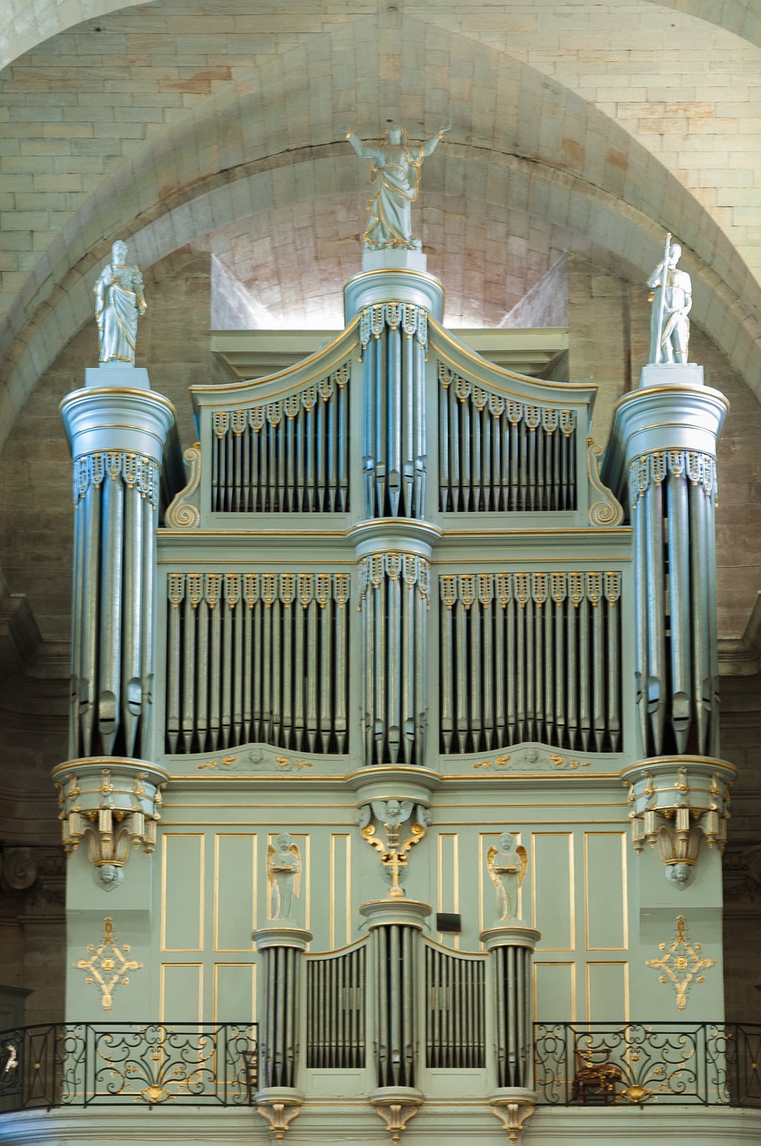 Organai, Bažnyčia, Muzika, Instrumentas, Beaucaire, Notre-Dame-Des-Apple, Interjeras, Nemokamos Nuotraukos,  Nemokama Licenzija