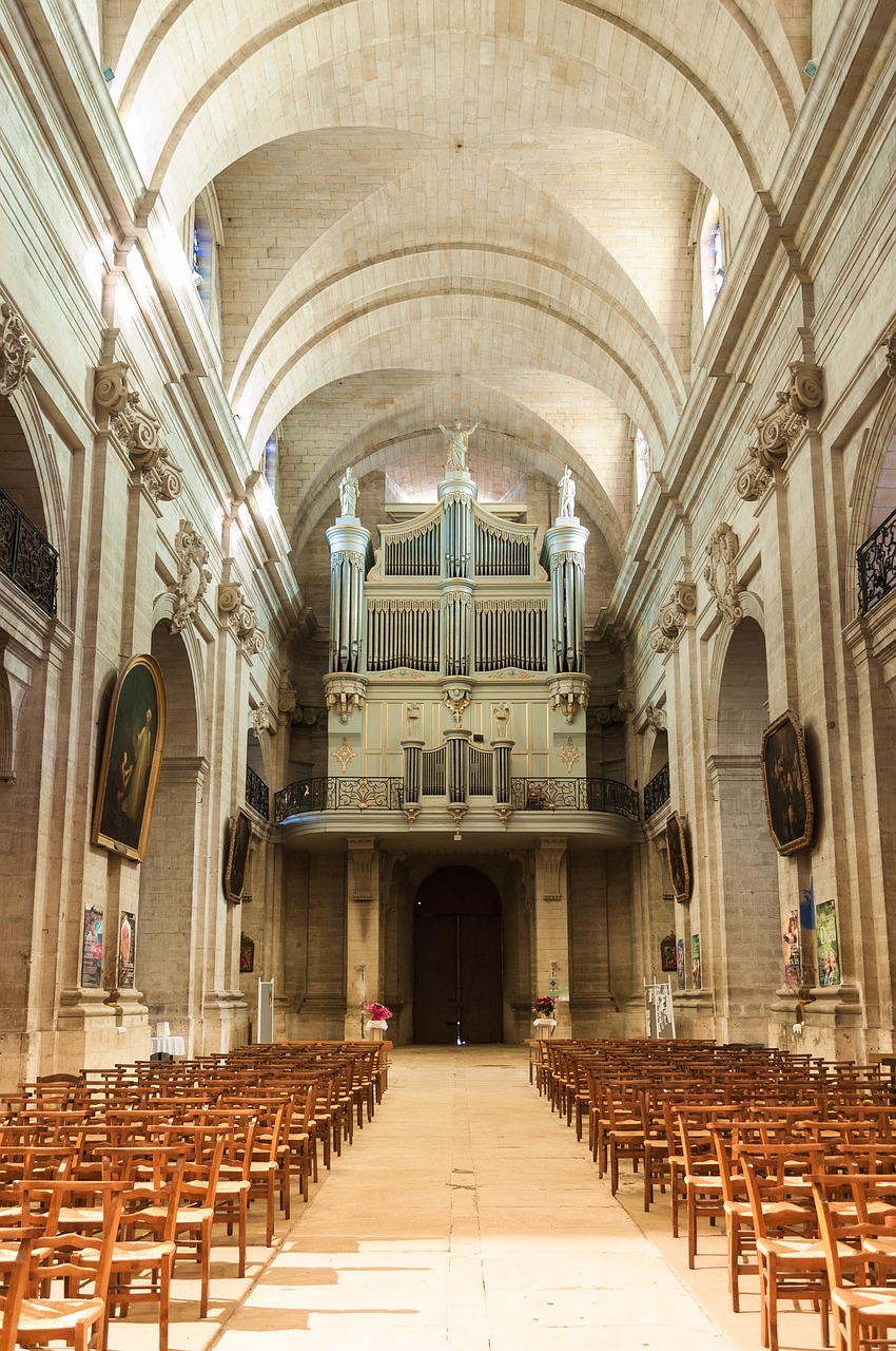 Organai, Bažnyčia, Muzika, Instrumentas, Beaucaire, Notre-Dame-Des-Apple, Kėdė, Nemokamos Nuotraukos,  Nemokama Licenzija