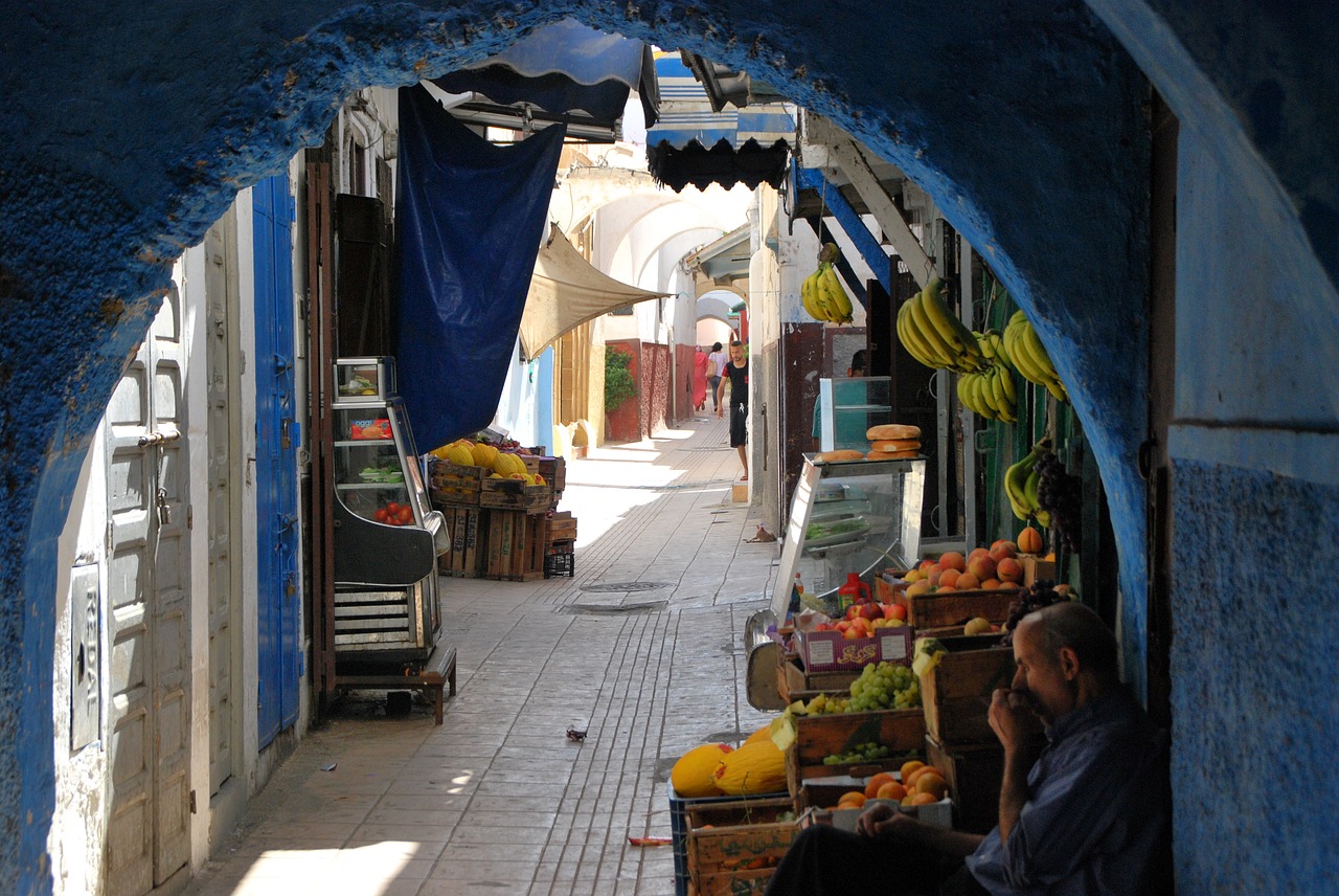 Marokas, Orientuotis, Prekiautojas, Rabatas, Alėja, Verslas, Turgus, Muzika, Souk, Vaisiai