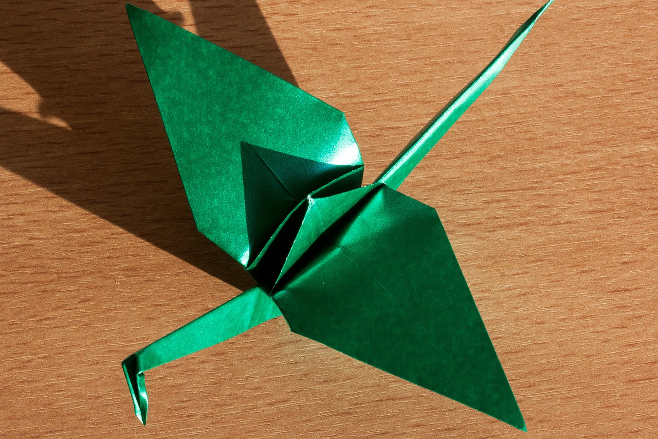 Origami, Popieriaus Lankstymo Menas, Kartus, 3 Matmenys, Objektas, Kranas, Tradiciškai, Geometrinis Kūnas, Struktūra, Popieriaus Tekstūra