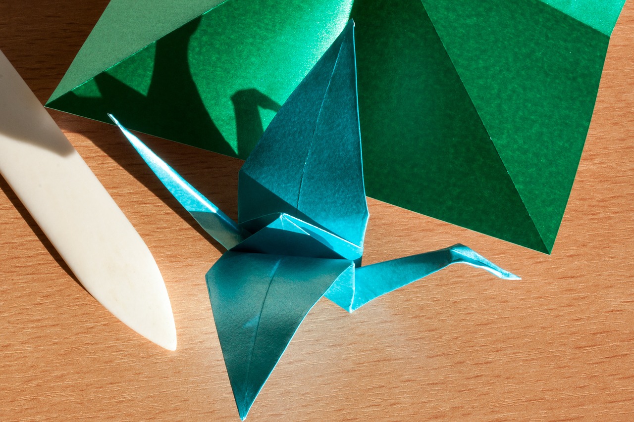 Origami, Popieriaus Lankstymo Menas, Kartus, 3 Matmenys, Objektas, Kranas, Tradiciškai, Geometrinis Kūnas, Struktūra, Popieriaus Tekstūra