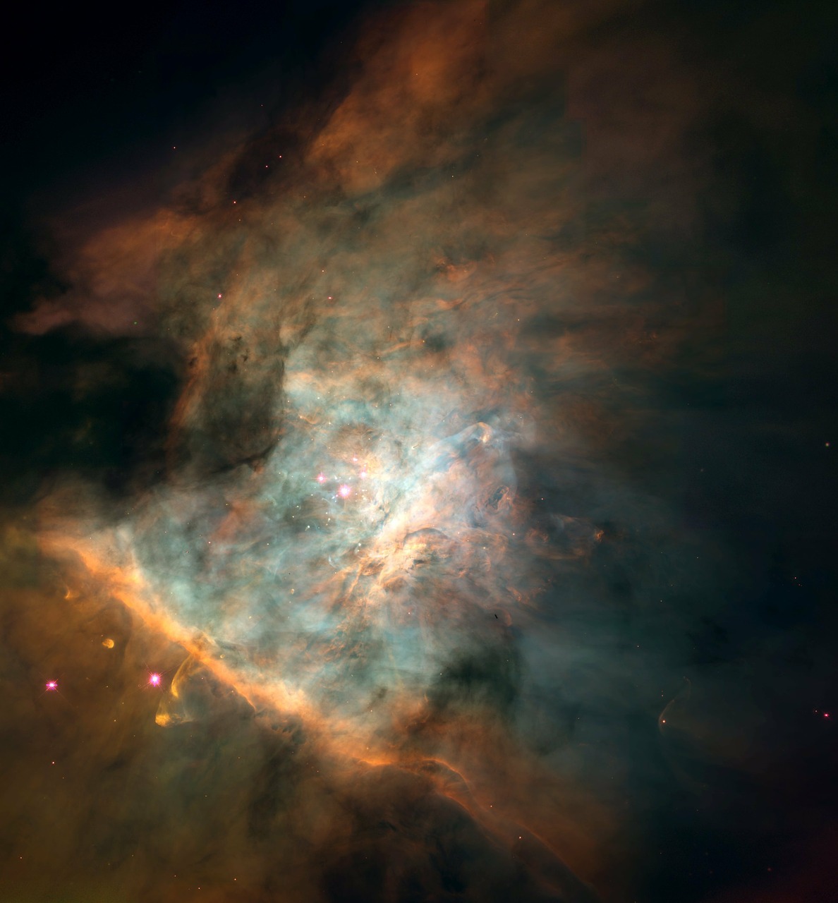 Oriono Ūkas, Emisijos Ūkas, Žvaigždynas Orionas, M 42, M 43, Ngc 1976, Ngc 1982, Žvaigždėtas Dangus, Erdvė, Visata