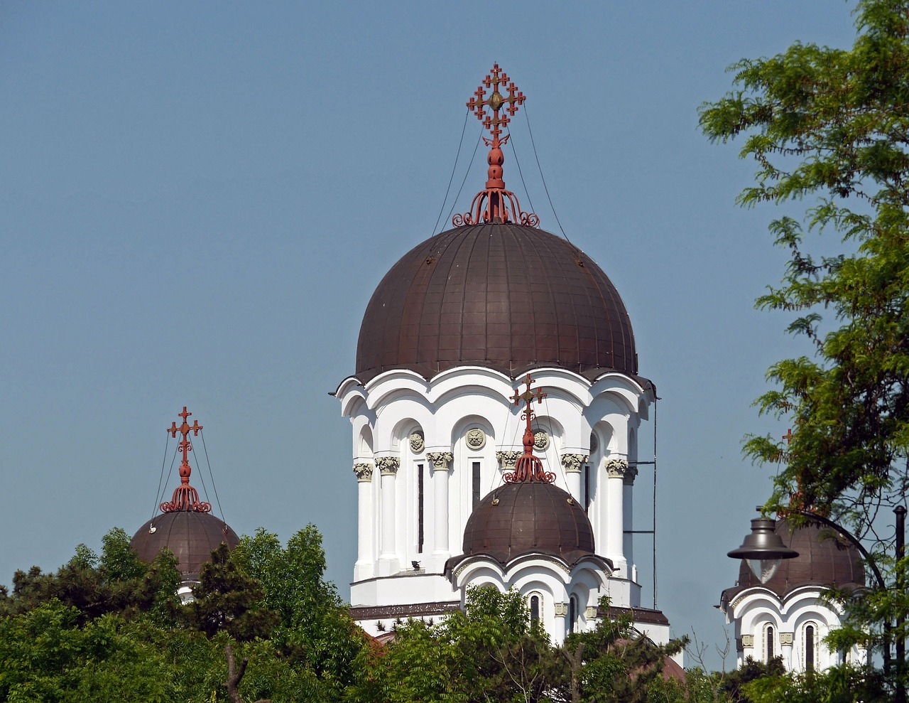 Ortodoksas, Bažnyčia, Rumunų Kalba, Kupolas, Kryžiai, Tipiškas, Romanija, Bukareštas, Kapitalas, Rumunų Cerkvė