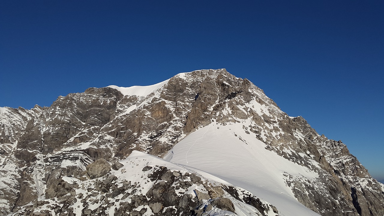 Ortler, Aukščiausiojo Lygio Susitikimas, Hintergrat, Alpių, Kalnai, Aukštybinių Kalnų Kelionė, Sniegas, Aukštas, Lauke, Backcountry Skiiing