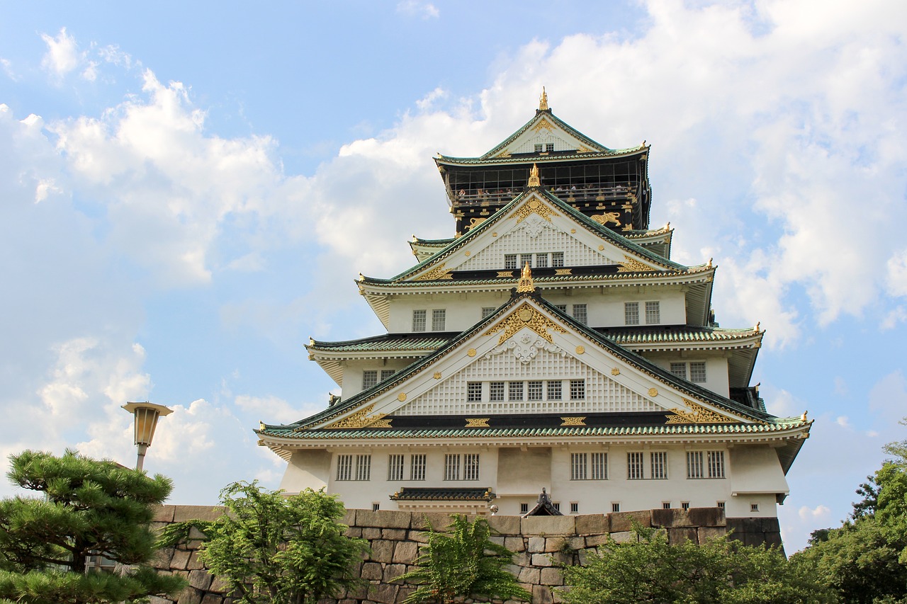 Osako Pilis,  Osaka,  Struktūra,  Kelionė,  Dangus,  Religija,  Pastatas,  Dangus,  Turistų Kelionės Tikslas,  Architektūra