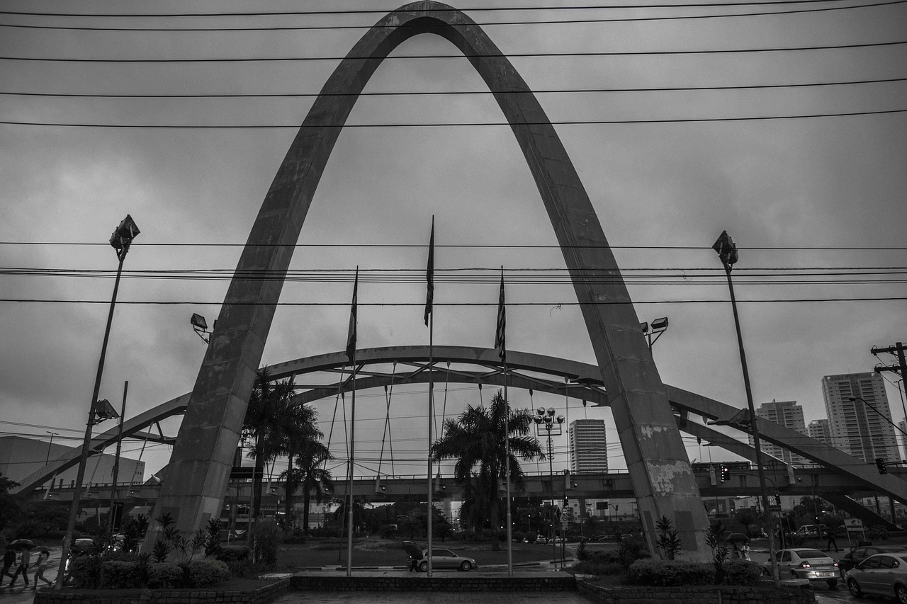Dalco, Ašco Miestas, Metalinis Tiltas, Miestas, Metropolis, San Paulas, Brazilija, Kraštovaizdis, Miesto, Architektūra