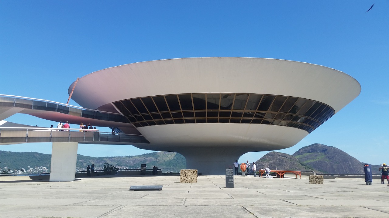 Oscar Niemeyer, Rio De Žaneiras, Niemeyerio Kelias, Architektūra, Niterói, Muziejus, Mac, Skraidantis Lėkštelis, Nemokamos Nuotraukos,  Nemokama Licenzija