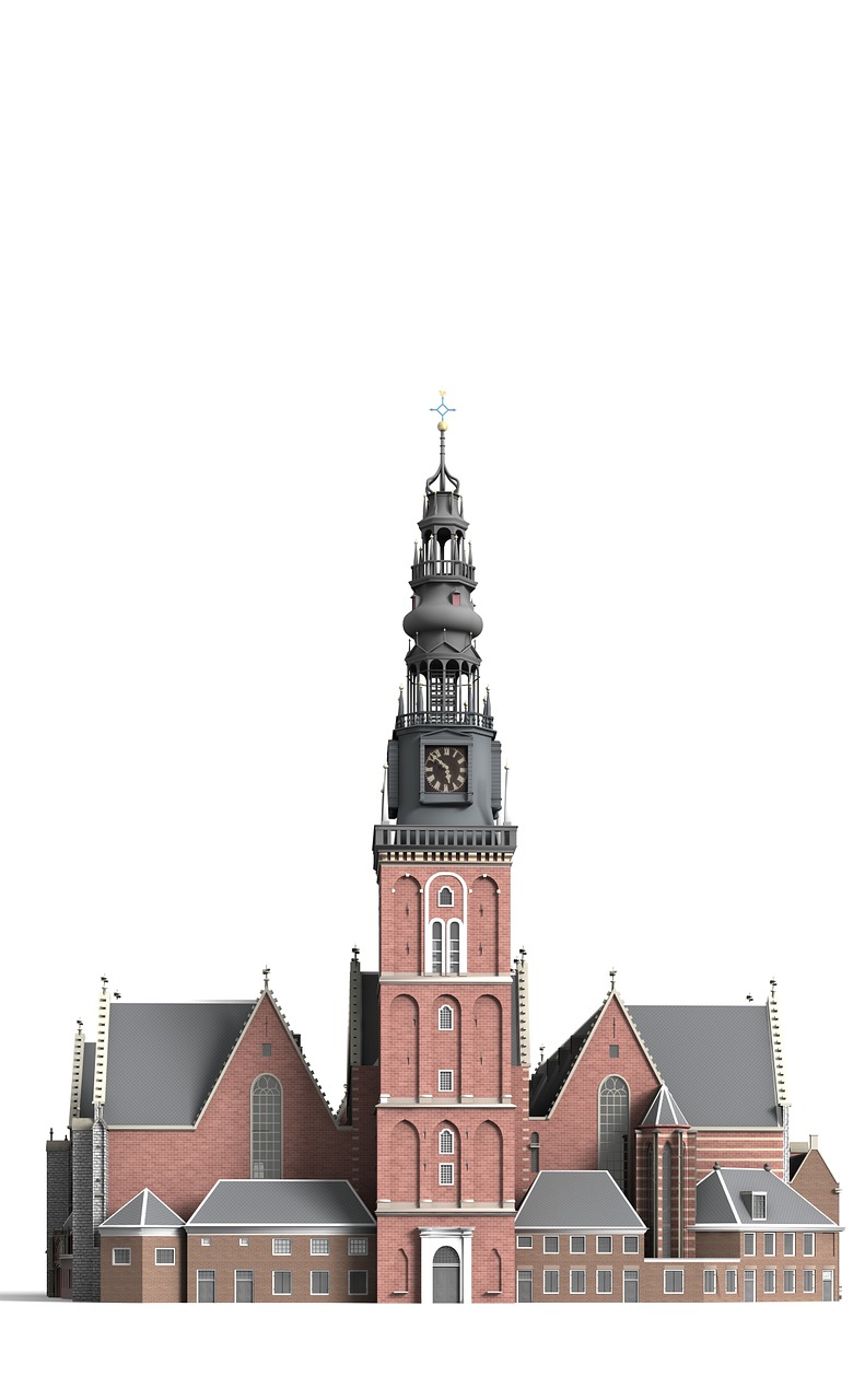 Oude, Kerk, Amsterdamas, Architektūra, Pastatas, Bažnyčia, Lankytinos Vietos, Istoriškai, Turistai, Pritraukimas