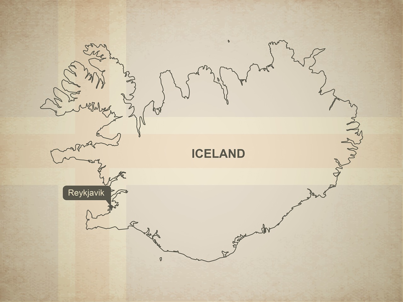 Kontūrai, Žemėlapis, Iceland, Geografija, Šalis, Žemėlapiai, Europa, Tikslus, Vėliava, Nemokamos Nuotraukos