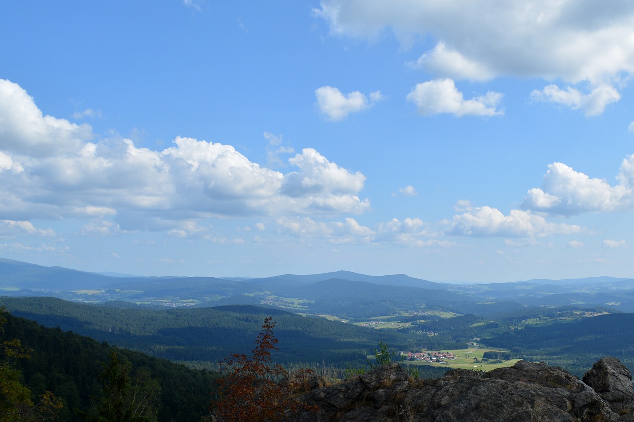 Perspektyva, Kalnas, Gamta, Kraštovaizdis, Šventė, Tolimas Vaizdas, Kalnų Peizažas, Silberberg, Bavarijos Miškas, Nemokamos Nuotraukos