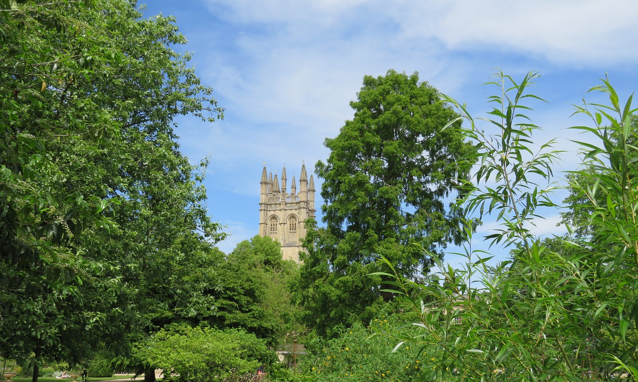 Oxford, Magdalen, Bokštas, Ant Stogo, Universitetas, Kolegija, Oxfordshire, Nemokamos Nuotraukos,  Nemokama Licenzija