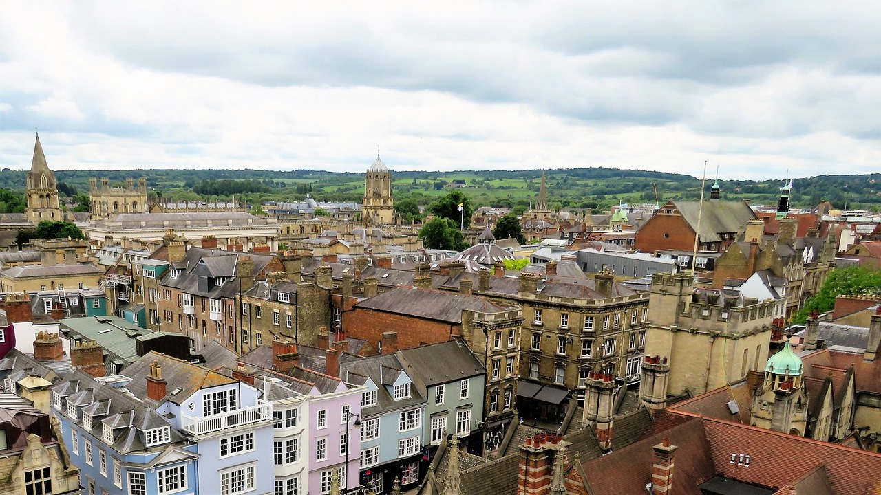 Oxford, Miestas, Stogai, Universitetas, Oxfordshire, Istorinis, Nemokamos Nuotraukos,  Nemokama Licenzija