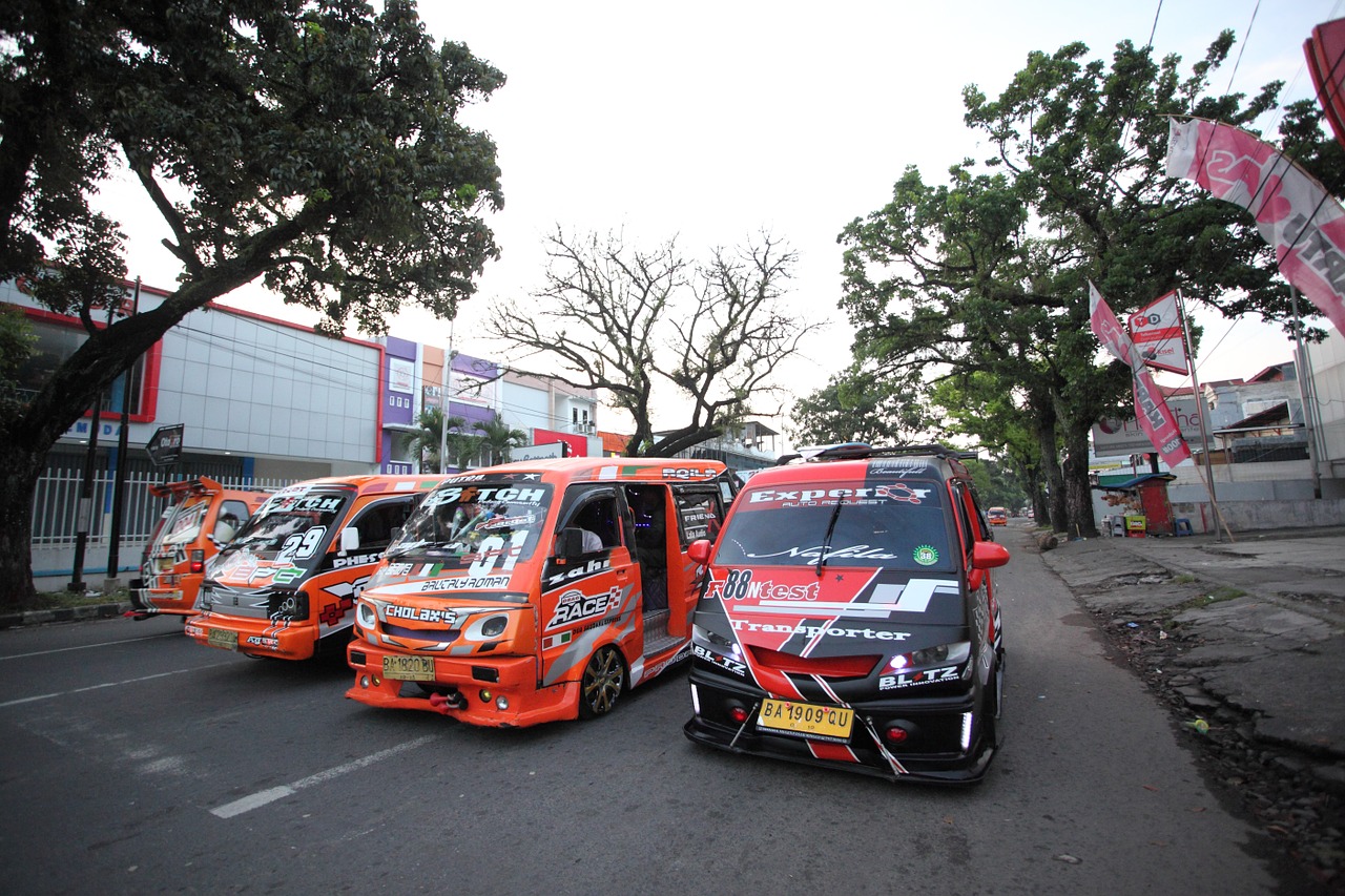 Padangas, Viešasis Transportas, Indonezija, Automobilio Modifikacija, Originalas, Lenktynės, Unikalus, Nemokamos Nuotraukos,  Nemokama Licenzija