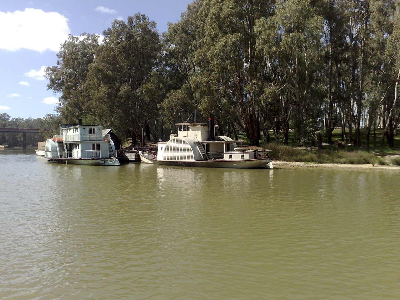 Buriuotojas, Upė, Ramus, Valtis, Vanduo, Laisvalaikis, Sienos, Echuca, Australia, Nemokamos Nuotraukos