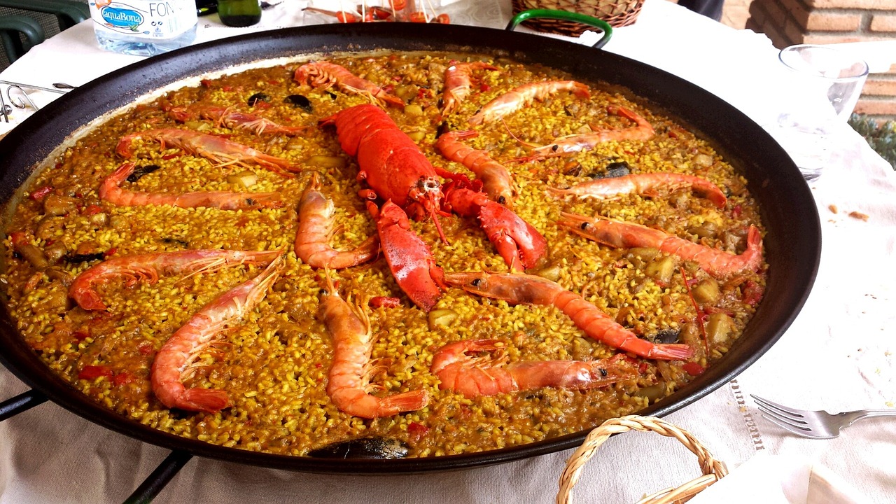 Paella, Omarai, Ryžiai, Nemokamos Nuotraukos,  Nemokama Licenzija