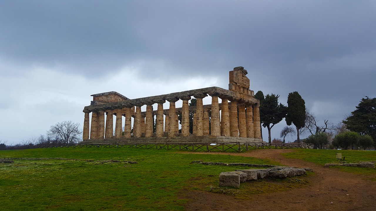 Paestum, Campania, Menas, Šventyklos, Nemokamos Nuotraukos,  Nemokama Licenzija