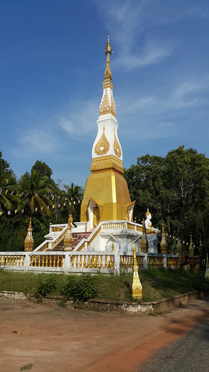 Pagoda, Priemonė, Tailando Šventykla, Tailandas, Menas, Piligrimystė, Dažymas, Sakon Nakhon, Tailando Menas, Klestėjimas