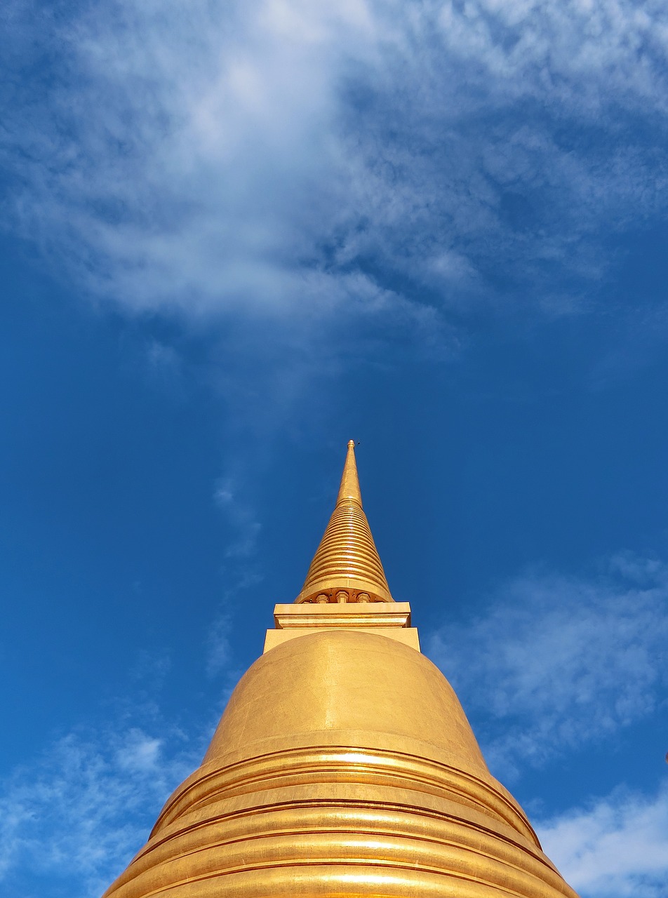 Pagoda, Dangus, Auksas, Tikėjimas, Architektūra, Religija, Tailando Menas, Klestėjimas, Aukštas, Kokia Pagarba