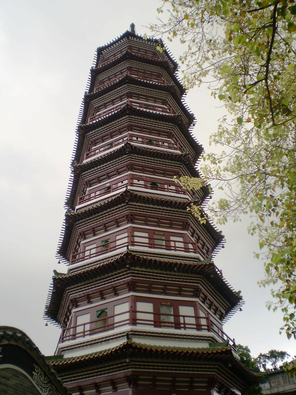Pagoda, Šventykla, Guangdžou, Architektūra, Pastatas, Orientyras, Miestas, Istorinis, Architektūros Dizainas, Struktūra