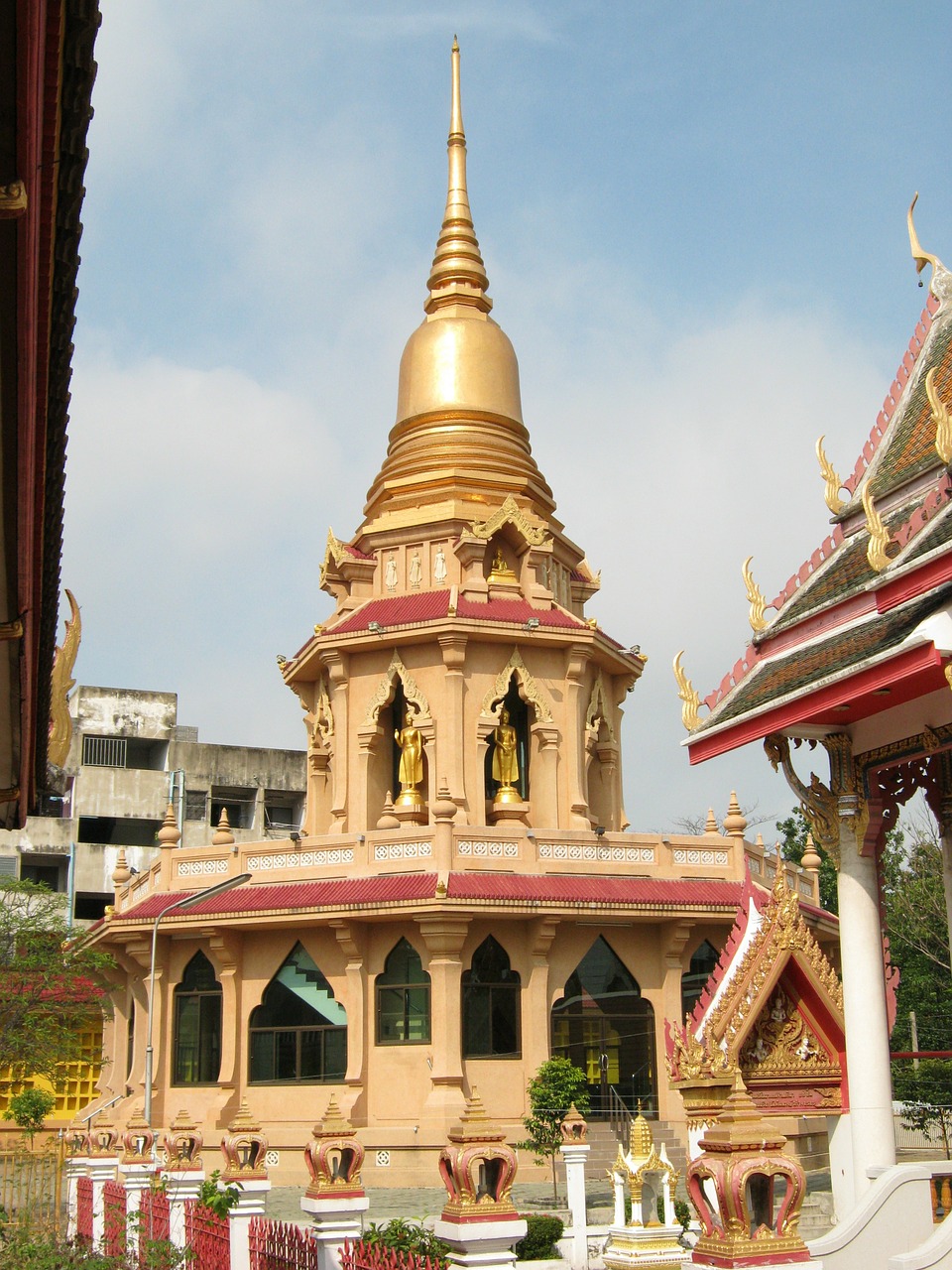 Pagoda, Budistams, Tailandas, Bangkokas, Šventykla, Auksas, Nemokamos Nuotraukos,  Nemokama Licenzija