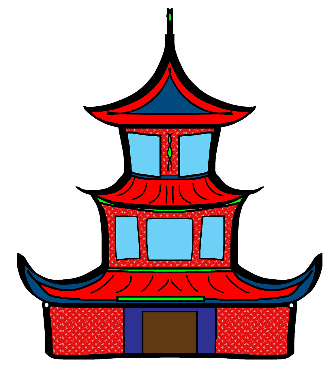 Pagoda, Naujieji Metai, Kinija, Naujųjų Metų Drakonas, Vaikas, Nemokamos Nuotraukos,  Nemokama Licenzija