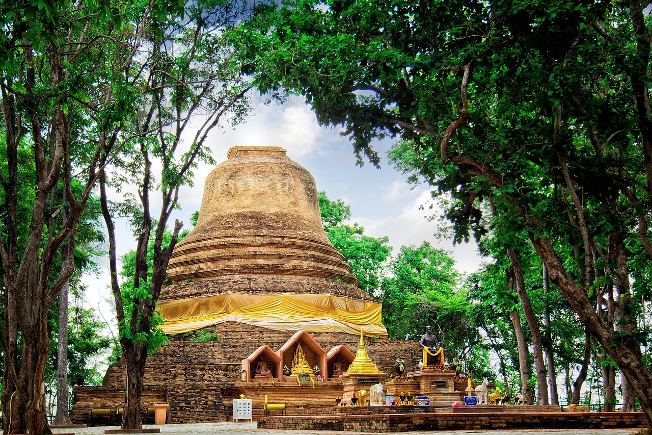 Pagoda Iaddgwn, Jis Įtvirtina Gaiduką, Wang, Phitsanulok, Nemokamos Nuotraukos,  Nemokama Licenzija