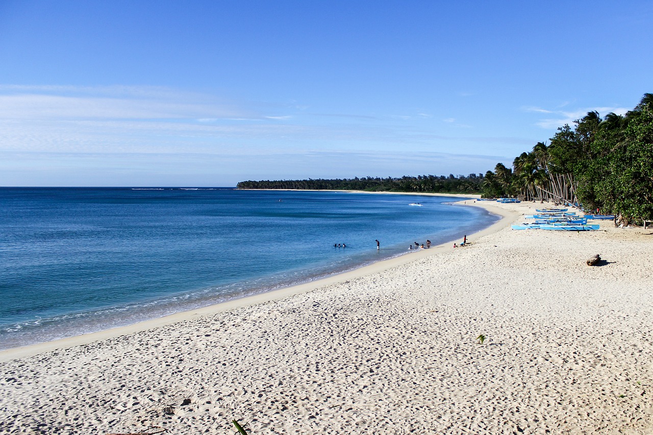 Pagudpud Beach, Papludimys, Mėlynas Dangus, Balta, Smėlis, Jūra, Filipinai, Nemokamos Nuotraukos,  Nemokama Licenzija
