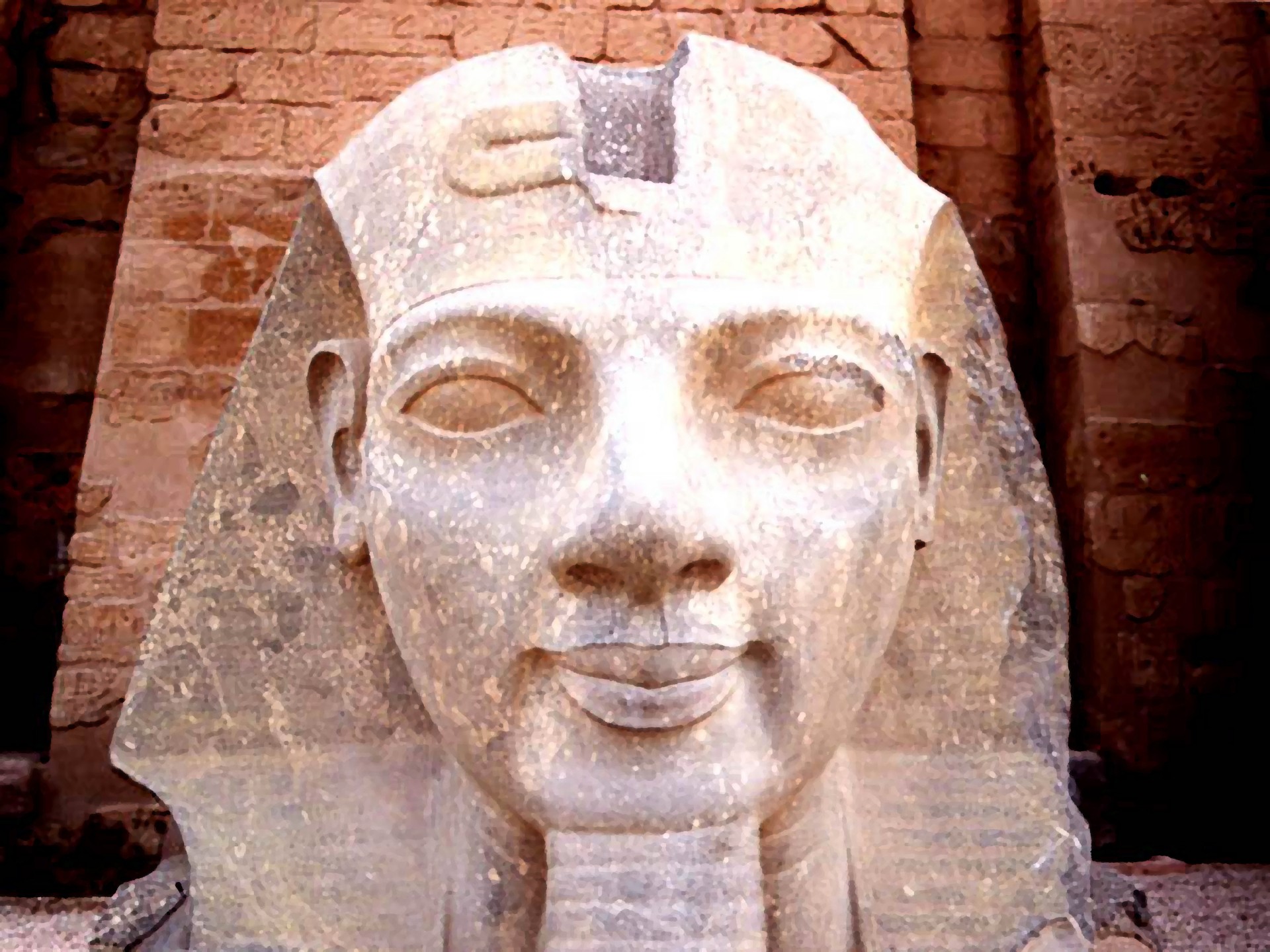 Meno,  Iliustracija,  Dažymas,  Ramsai,  Faraonas,  Šventykla,  Luxor,  Egiptas,  Statula,  Senovės