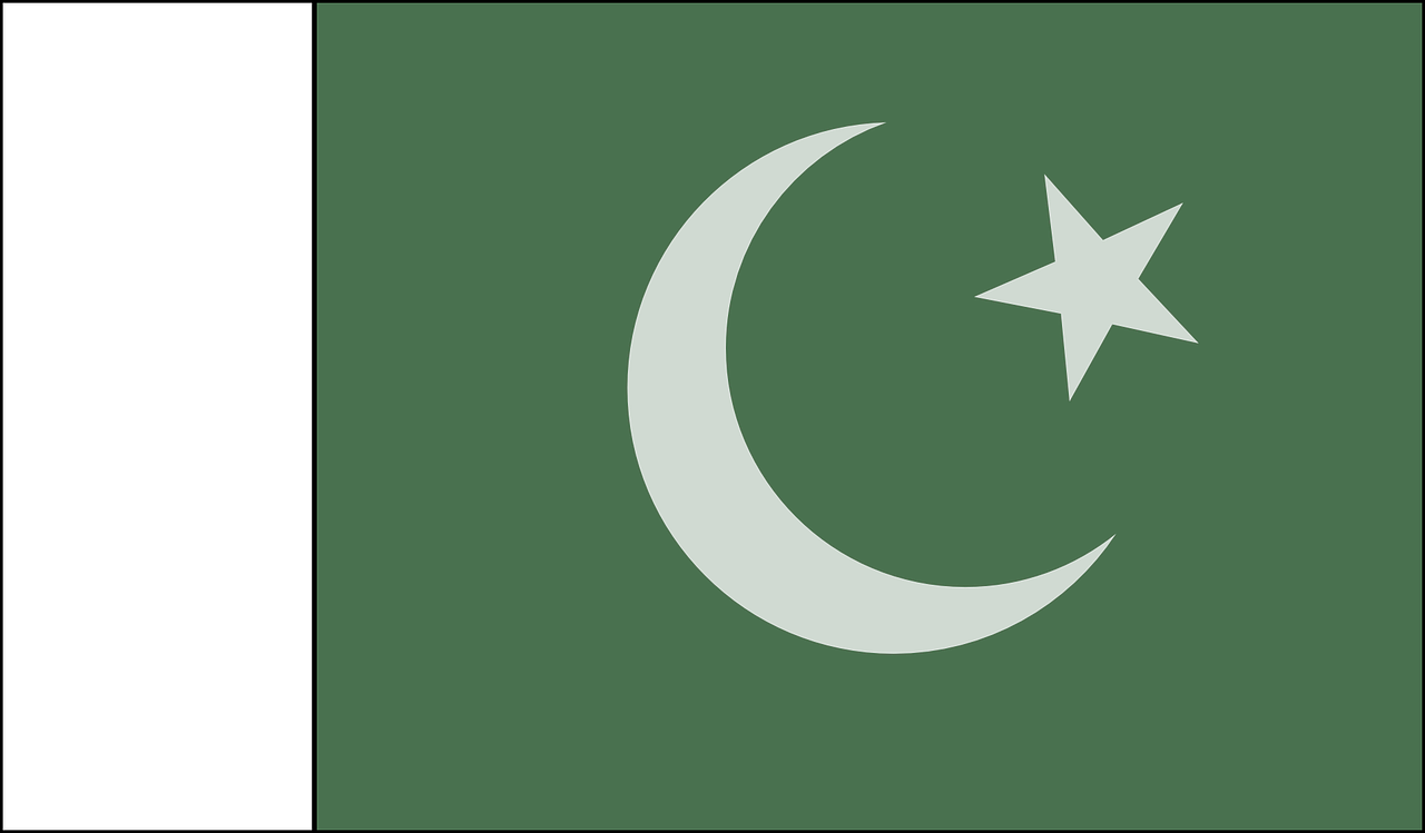 Pakistanas, Vėliava, Pakistani, Nacionalinis, Pareigūnas, Tauta, Ženklas, Šalis, Simbolis, Nemokama Vektorinė Grafika