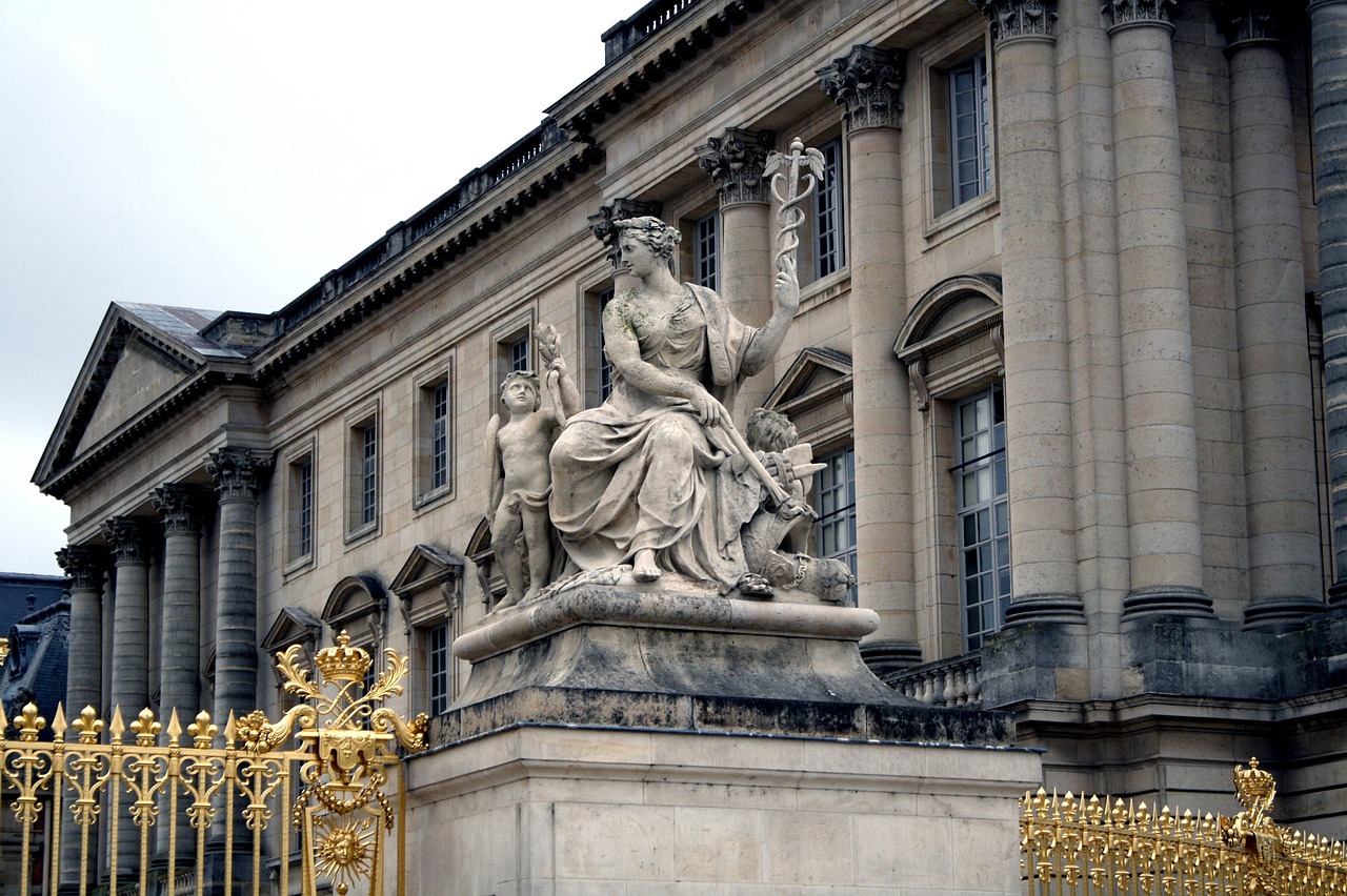 Rūmai, Versailles, France, Statula, Ornate, Architektūra, Paveldas, Tvora, Orientyras, Istorinis