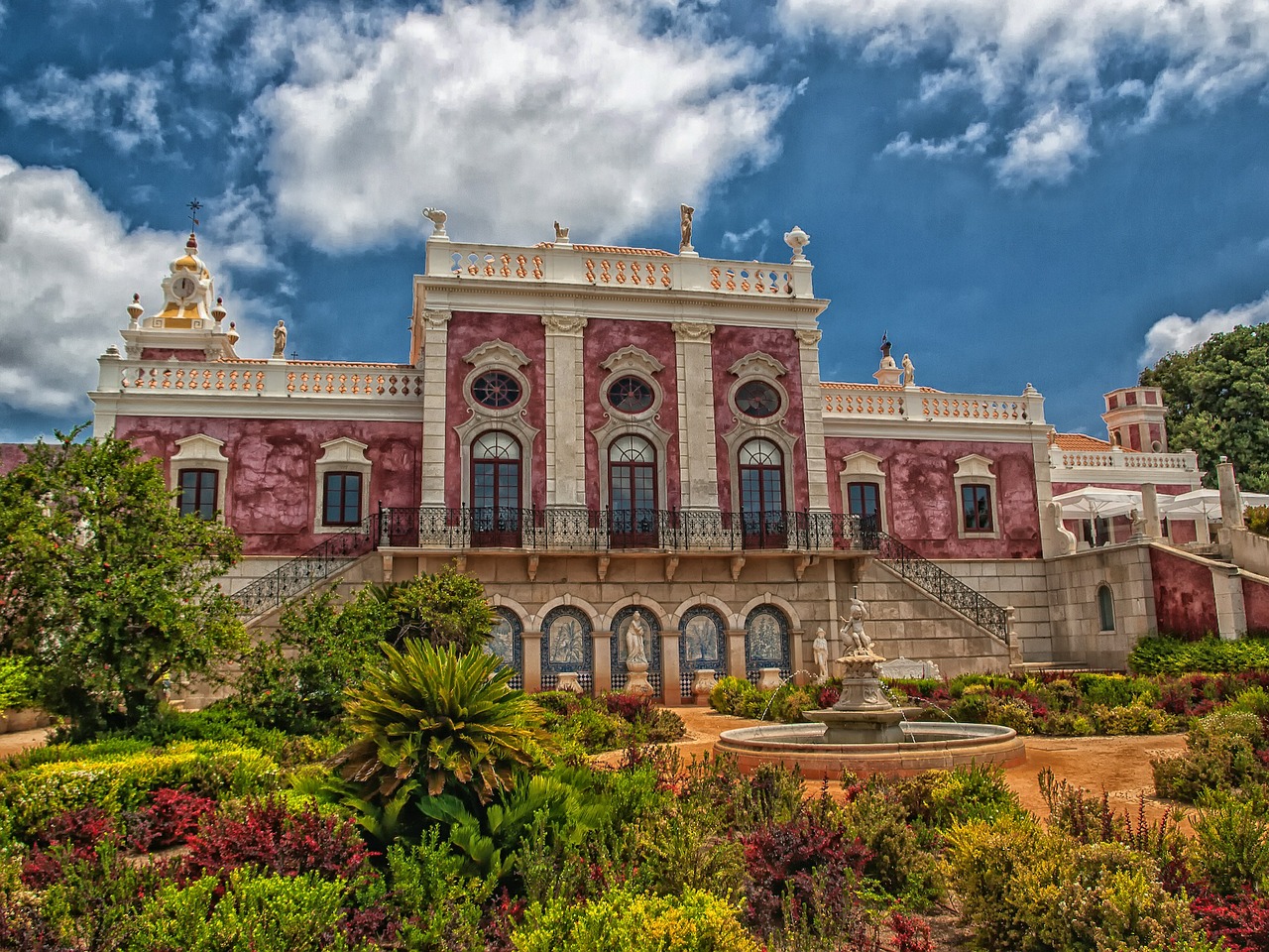 Estoio Rūmai, Portugal, Namas, Gyvenamasis Namas, Gyvenamoji Vieta, Architektūra, Orientyras, Istorinis, Istorinis, Sodas