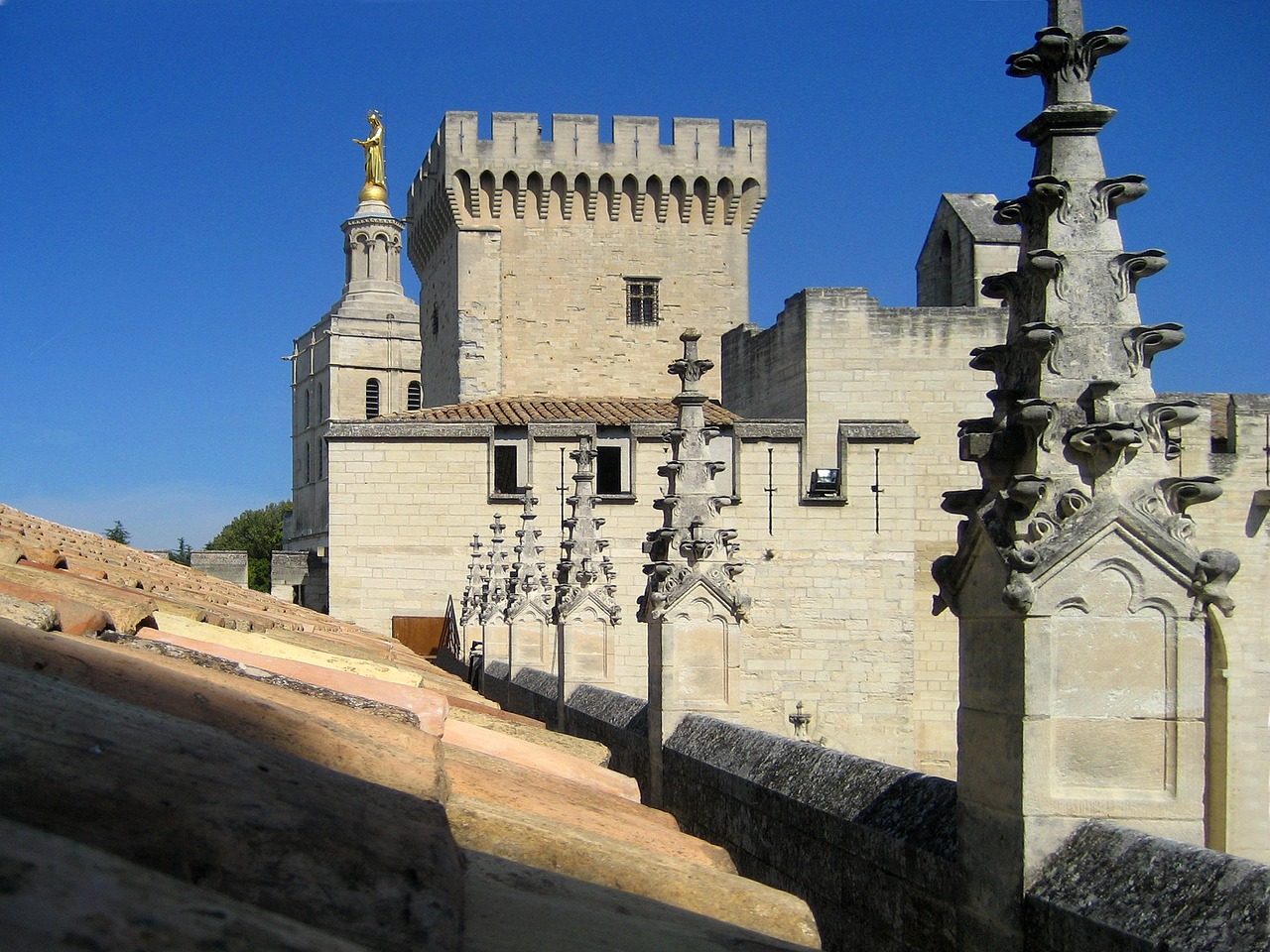 Popiežių Rūmai, Avignon, Vaucluse, France, Rūmai, Unesco, Gotika, Viduramžių, Nemokamos Nuotraukos,  Nemokama Licenzija