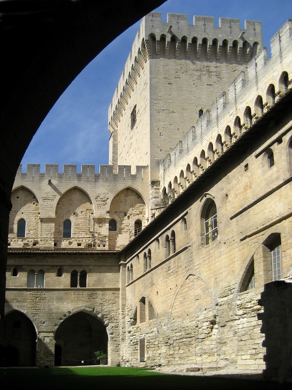 Popiežių Rūmai, Avignon, Vaucluse, France, Rūmai, Unesco, Gotika, Viduramžių, Nemokamos Nuotraukos,  Nemokama Licenzija