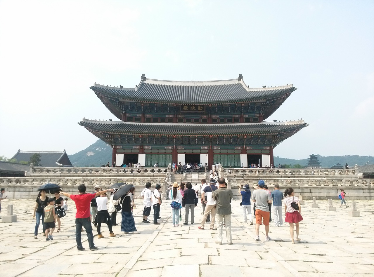Rūmai, Rūmai, Gyeongbok Rūmai, Statyba, Korėjos Kultūra, Kultūros Vertybė, Turistų Kelionės Tikslas, Korėja, Korėjos Respublika, Korėjiečių Kalba