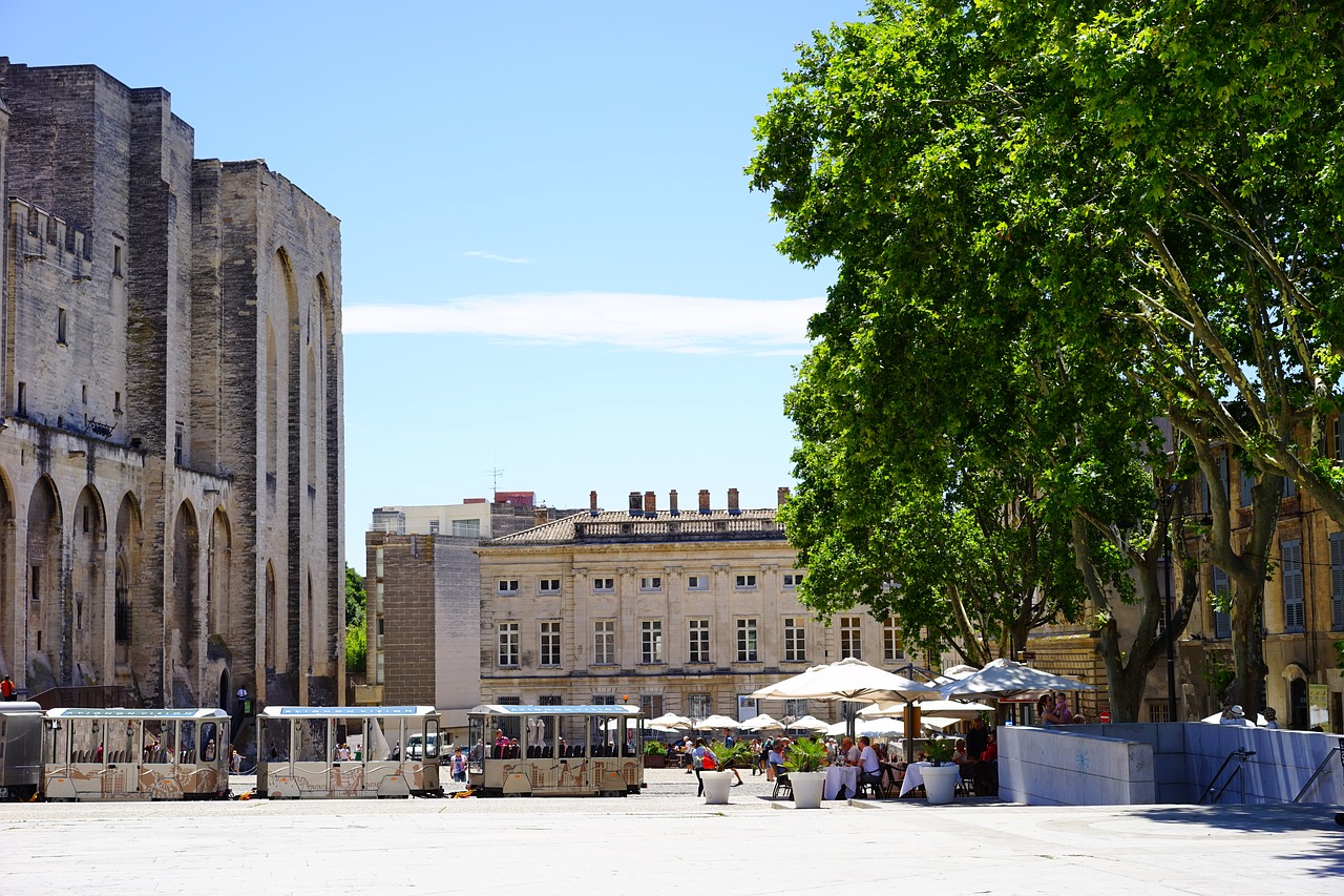 Palais Des Papes, Avignon, Kiemas, Erdvė, Pastatas, Įvedimas, Įspūdingas, Milžiniškas, Miestas, Centro