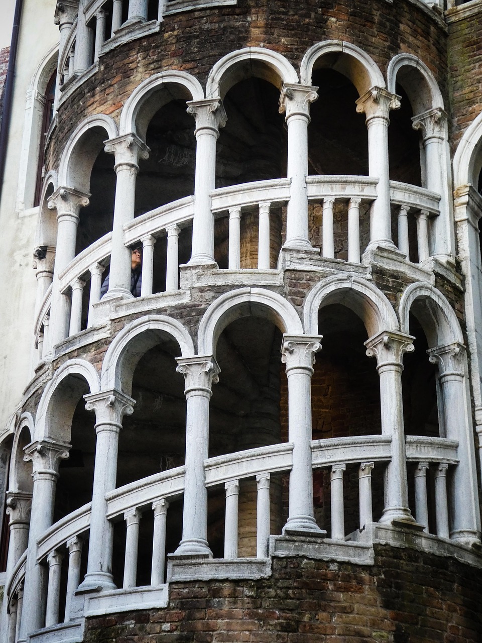 Palazzo Contarini Del Bovolo, Venecija, Laiptai, Italy, Architektūra, Pastatas, Istorinis, Ispanų, Rūmai, Venezija