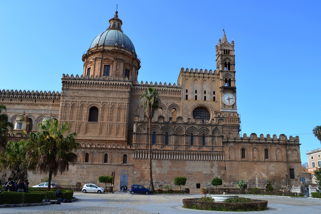 Palermo, Sicilija, Katedra, Bažnyčia, Centro, Paminklas, Miestas, Nemokamos Nuotraukos,  Nemokama Licenzija