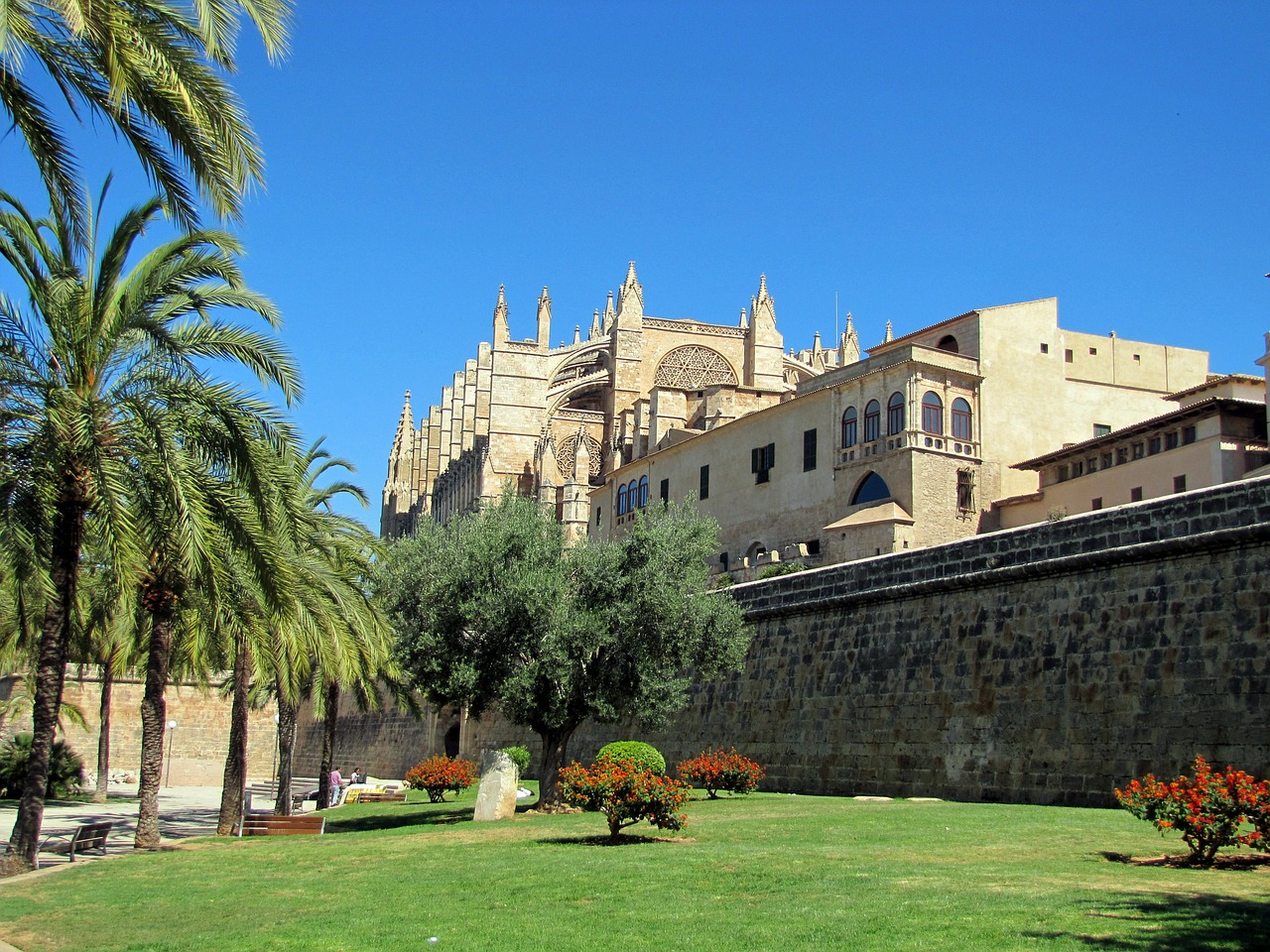 Palm De Mallorca, Katedra, Architektūra, Balearų Salos, Šventė, Miestas, Nemokamos Nuotraukos,  Nemokama Licenzija