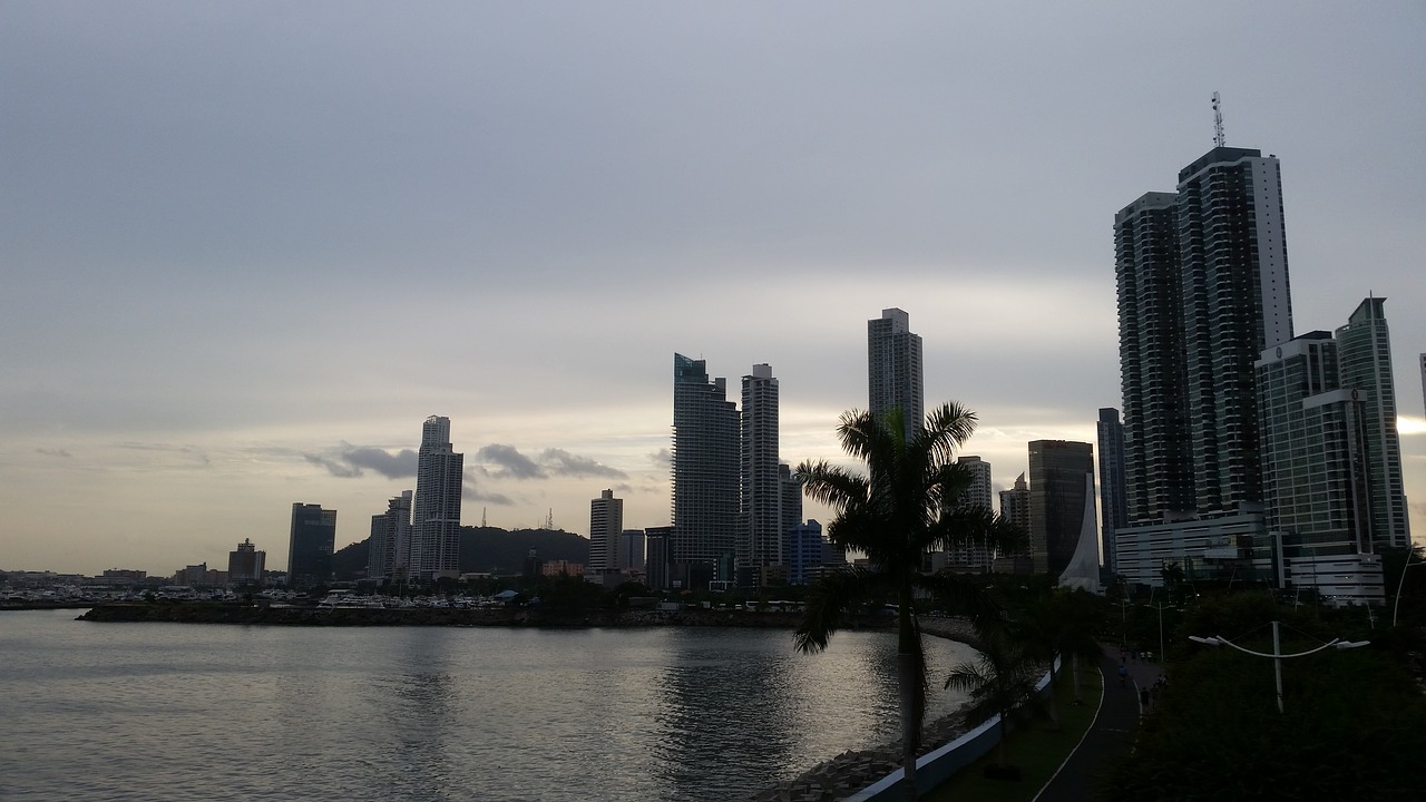 Panama City,  Skyline,  Saulėlydis, Nemokamos Nuotraukos,  Nemokama Licenzija