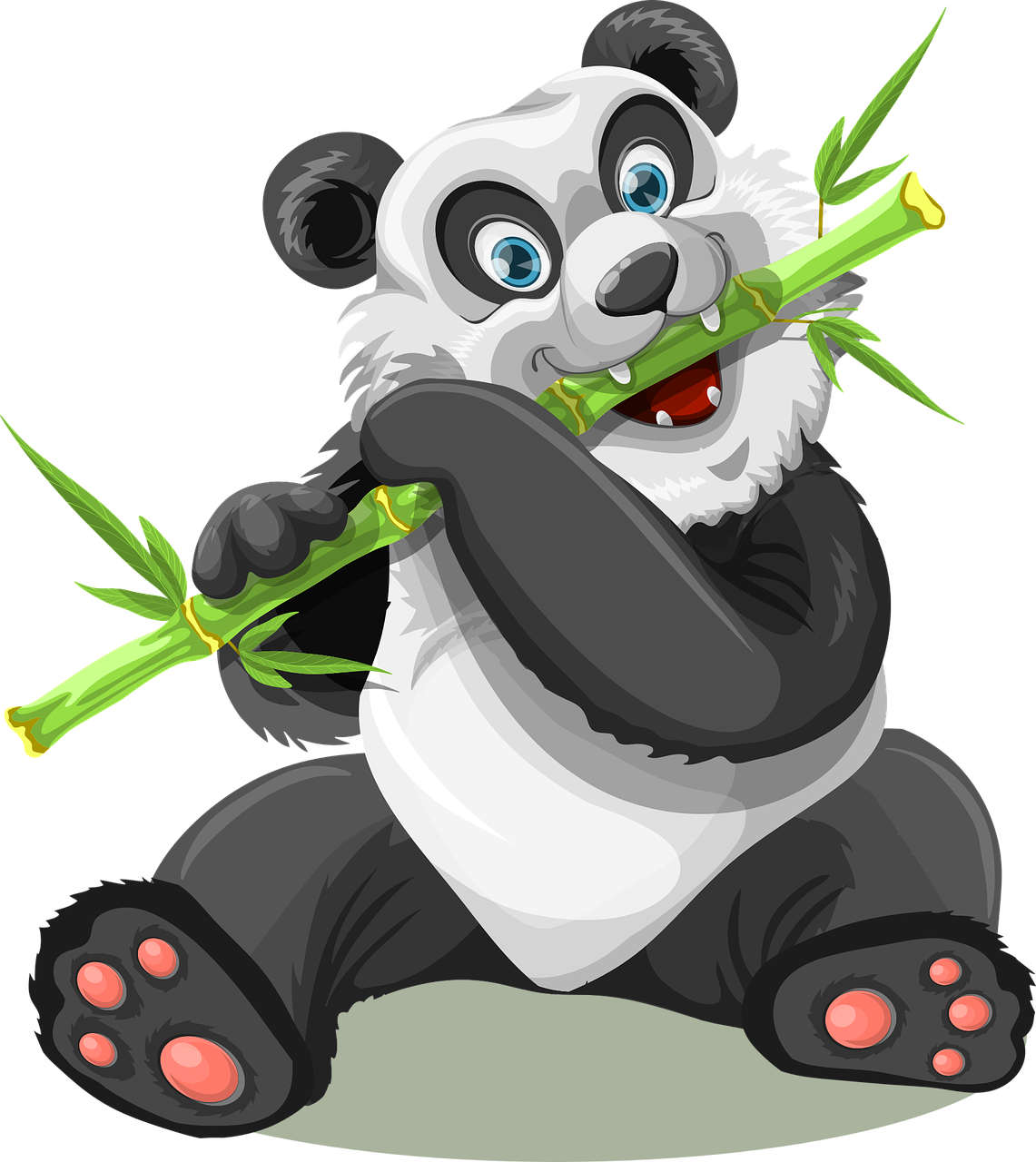 Panda, Gyvūnas, Bambukas, Laukiniai, Valgymas, Mielas, Žavinga, Zoologijos Sodas, Gamta, Kailis