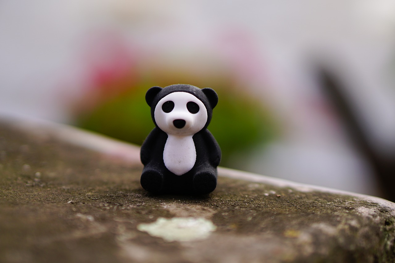 Panda, Žaislai, Figūra, Vaikų Žaislai, Vaikas, Vaikai, Apdaila, Roko Pingvinai, Guma, Kolekcionavimo Objektas