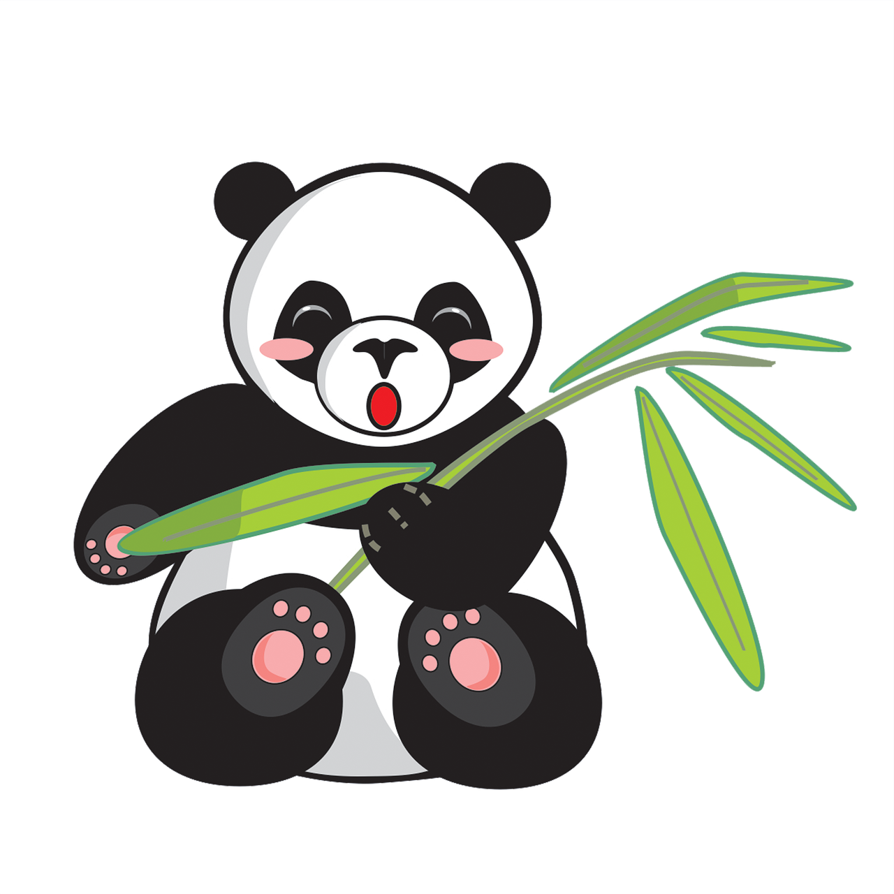 Panda, Animacinis Filmas, Mielas, Gyvūnas, Komiksai, Bambukas, Nemokamos Nuotraukos,  Nemokama Licenzija