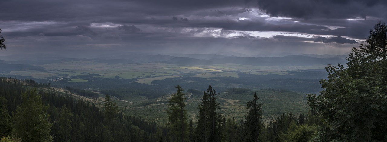 Panorama, Tatry, Slovakija, Gamta, Kalnai, Dangus, Vysoké Tatry, Miškas, Šalis, Nemokamos Nuotraukos