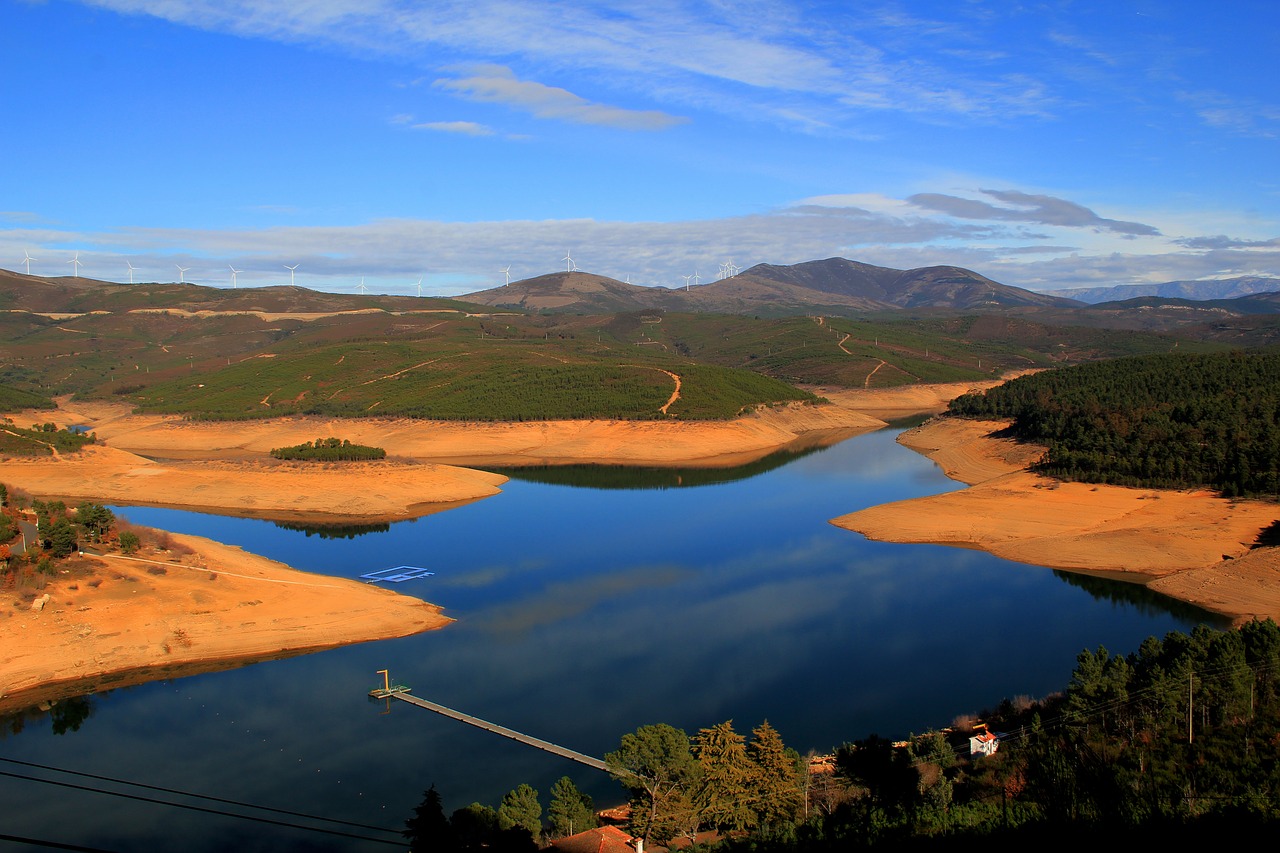 Panorama, Pampilhosa Da Serra, Vanduo, Santa Luzia, Užtvankos, Royalty Free, Nemokamos Nuotraukos,  Nemokama Licenzija