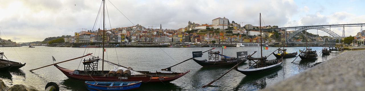 Panorama, Porto, Tiltas, Miesto Panorama, Kelionė, Douro, Istorinis, Luis, Panoraminis, Portugal