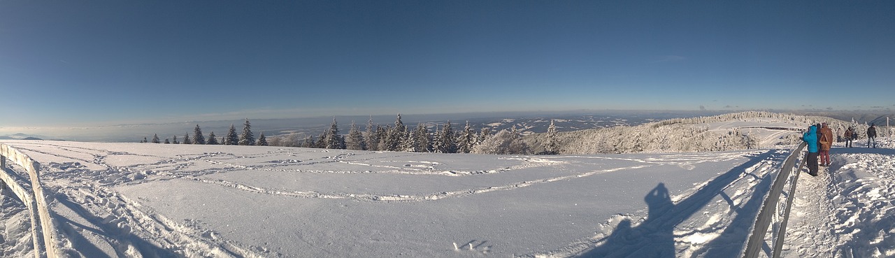 Panorama, Žiema, Sniegas, Šaltas, Žiemos Sportas, Sniego Kraštovaizdis, Mėlynas Dangus, Žiemą, Kandel, Nemokamos Nuotraukos