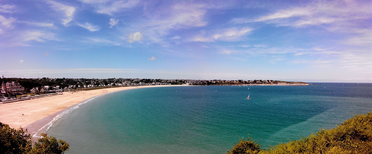 Panorama, Saint-Cast-Le-Gildo, Côtes Darmor, Nemokamos Nuotraukos,  Nemokama Licenzija