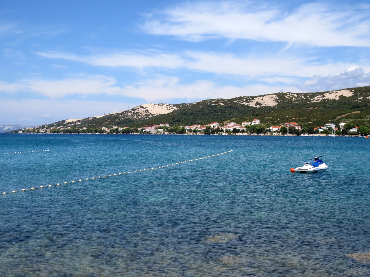 Panorama, Papludimys, Jūra, Kroatija, Vanduo, Aišku, Šventė, Kranto, Vasara, Rokas